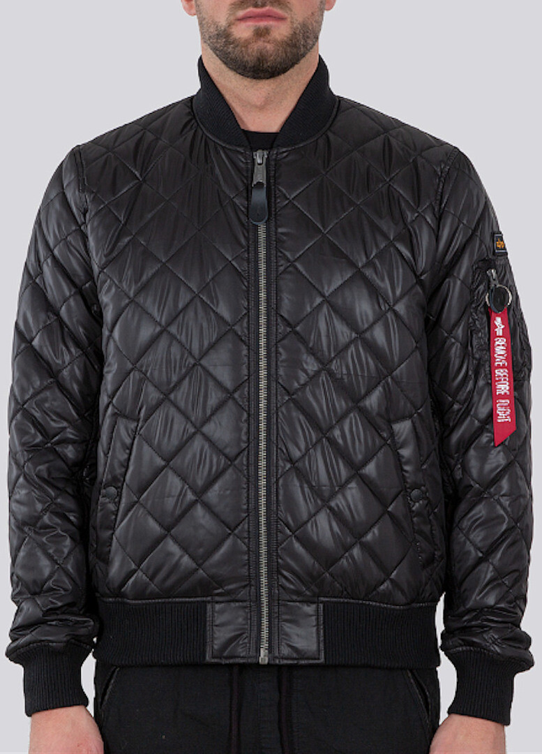

Куртка Alpha Industries MA-1 DQ, черная, Черный, Куртка Alpha Industries MA-1 DQ, черная