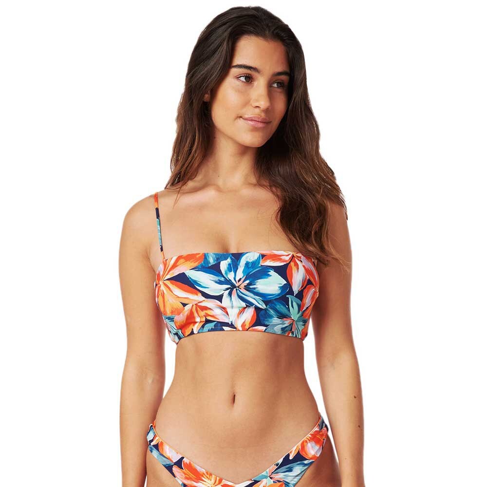 

Топ бикини Rip Curl Bliss Bloom Geo Bandeau Revo, синий