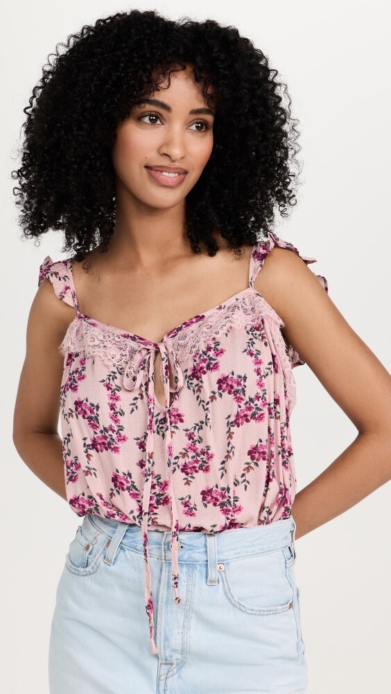 

Боди Free People Take It Away Thong, розовый