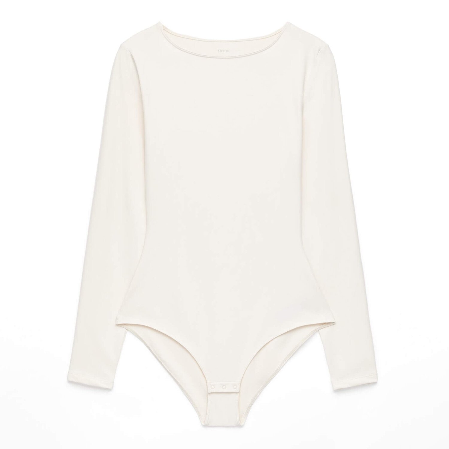 

Боди Oysho Light Warm Long-sleeved, молочный