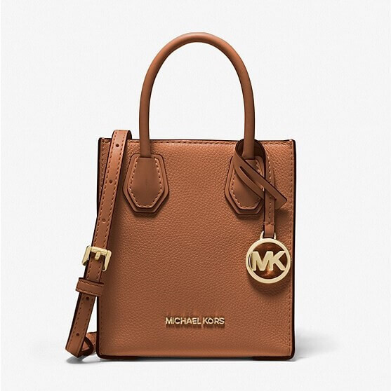 

Сумка Michael Kors Mercer Extra-Small Pebbled Leather, коричневый