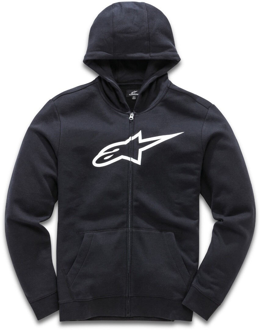 

Толстовка Alpinestars Ageless Fleece детская с капюшоном, черно-белая