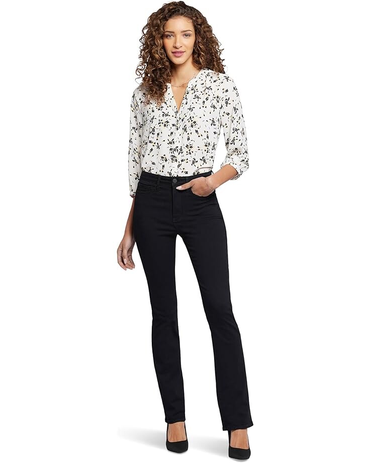 

Джинсы NYDJ Petite High-Rise Billie Slim Bootcut in Huntley, цвет Huntley