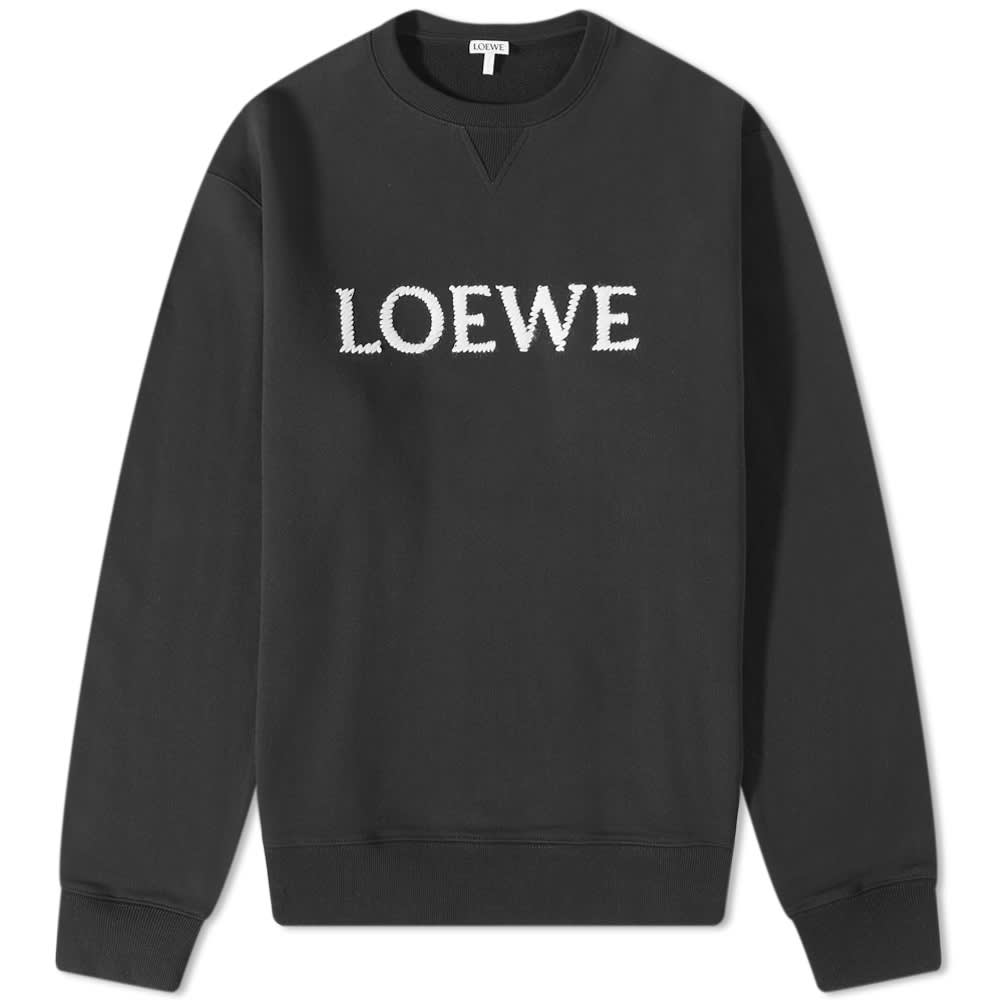 

Толстовка Loewe Embroidered Crew Sweat, Серый