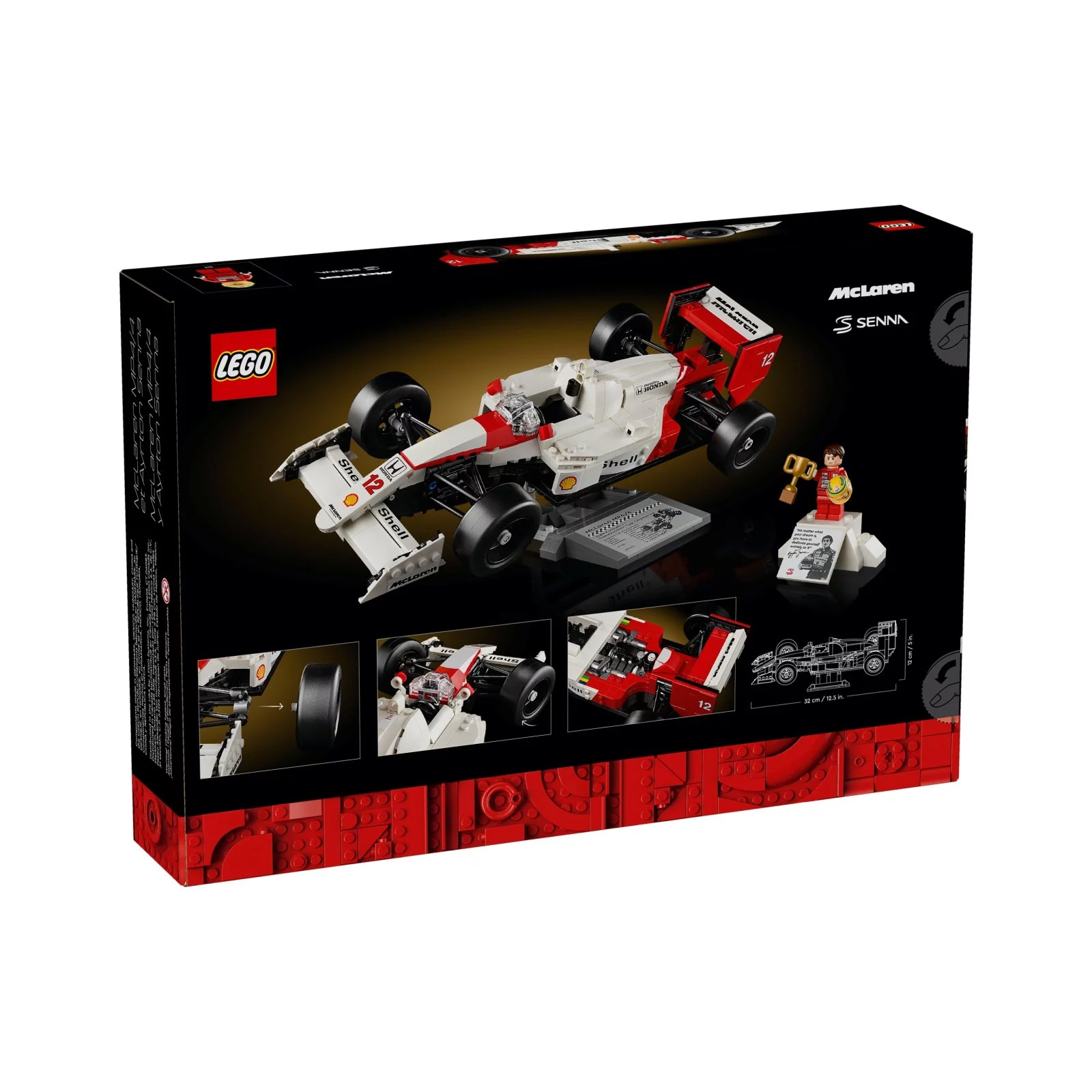 Конструктор Lego Icons McLaren MP4/4 & Ayrton Senna 10330, 693 детали –  заказать из-за границы с доставкой в «CDEK.Shopping»