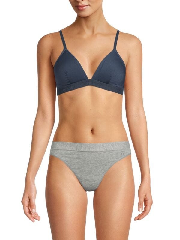 

Бюстгальтер Calvin Klein с треугольными чашечками на легкой подкладке, черный