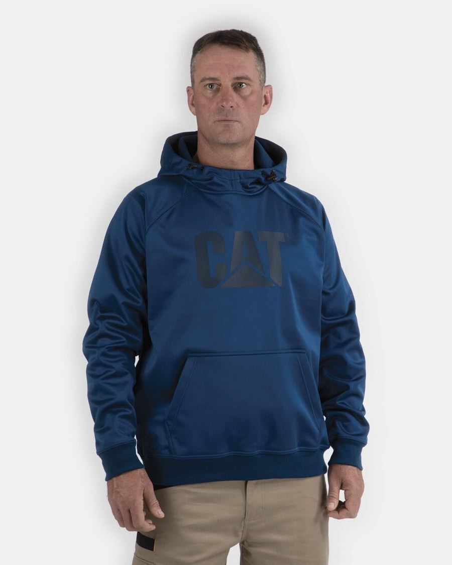 

Мужская спортивная толстовка с капюшоном CAT, темно-синий