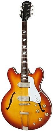 

Epiphone USA Casino Hollowbody Guitar P90 Звукосниматели Royal Tan с футляром ESECA00 RTNH1