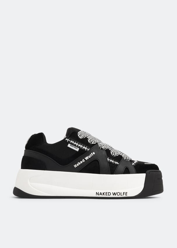 

Кроссовки NAKED WOLFE Slide sneakers, черный