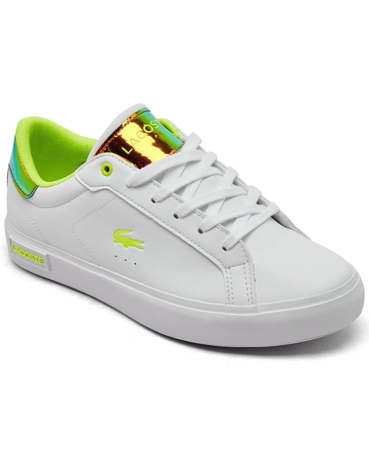 

Повседневные кроссовки Little Girls Carnaby Holographic от Finish Line Lacoste