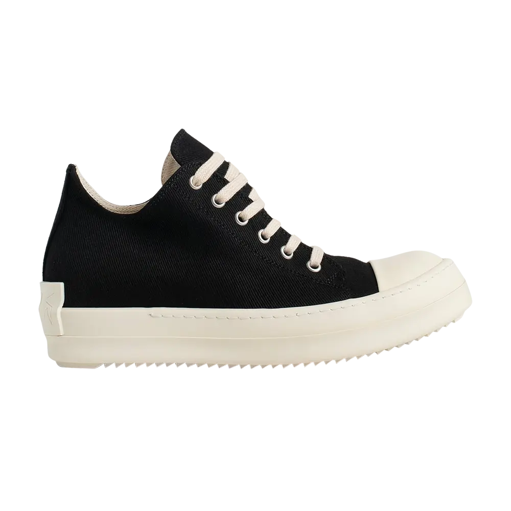 

Низкие кроссовки Rick Owens Wmns DRKSHDW Fogachine Cotton Denim Low, черный
