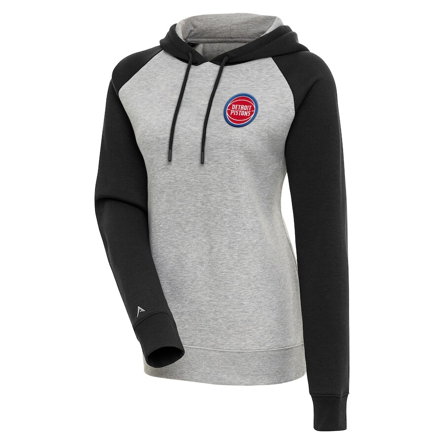 

Пуловер с капюшоном Antigua Detroit Pistons, серый