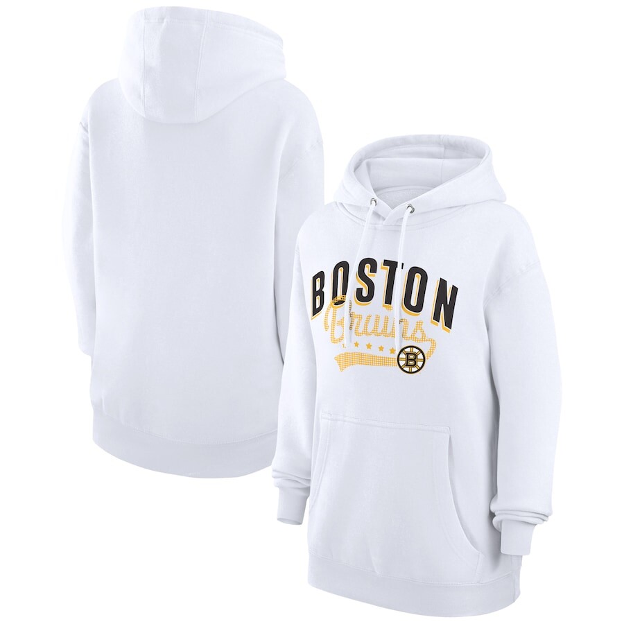 

Пуловер с капюшоном G-III 4Her by Carl Banks Boston Bruins, белый