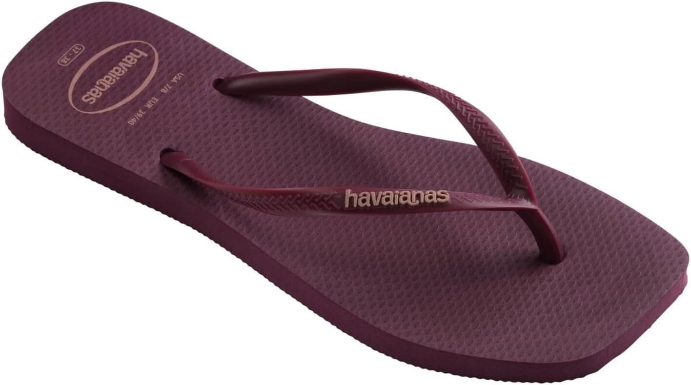 

Шлепанцы Slim Logo Pop-Up Flip Flops Havaianas, цвет Purple Soil
