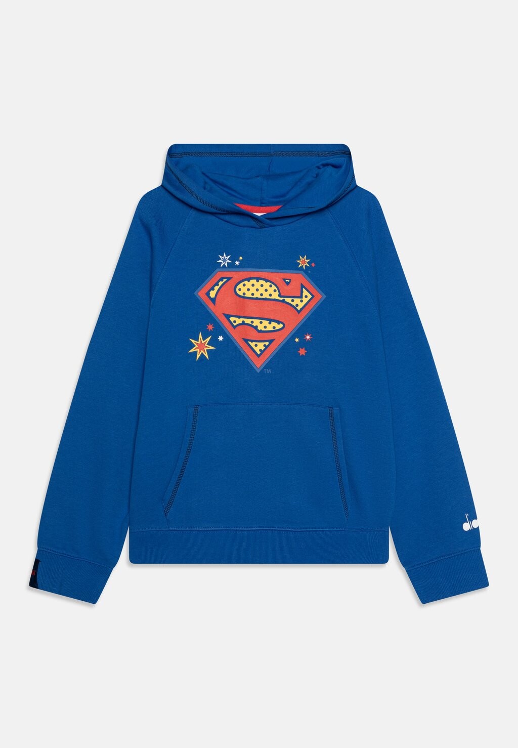 

Толстовка Hoodie Superheroes Unisex Diadora, цвет princess blue