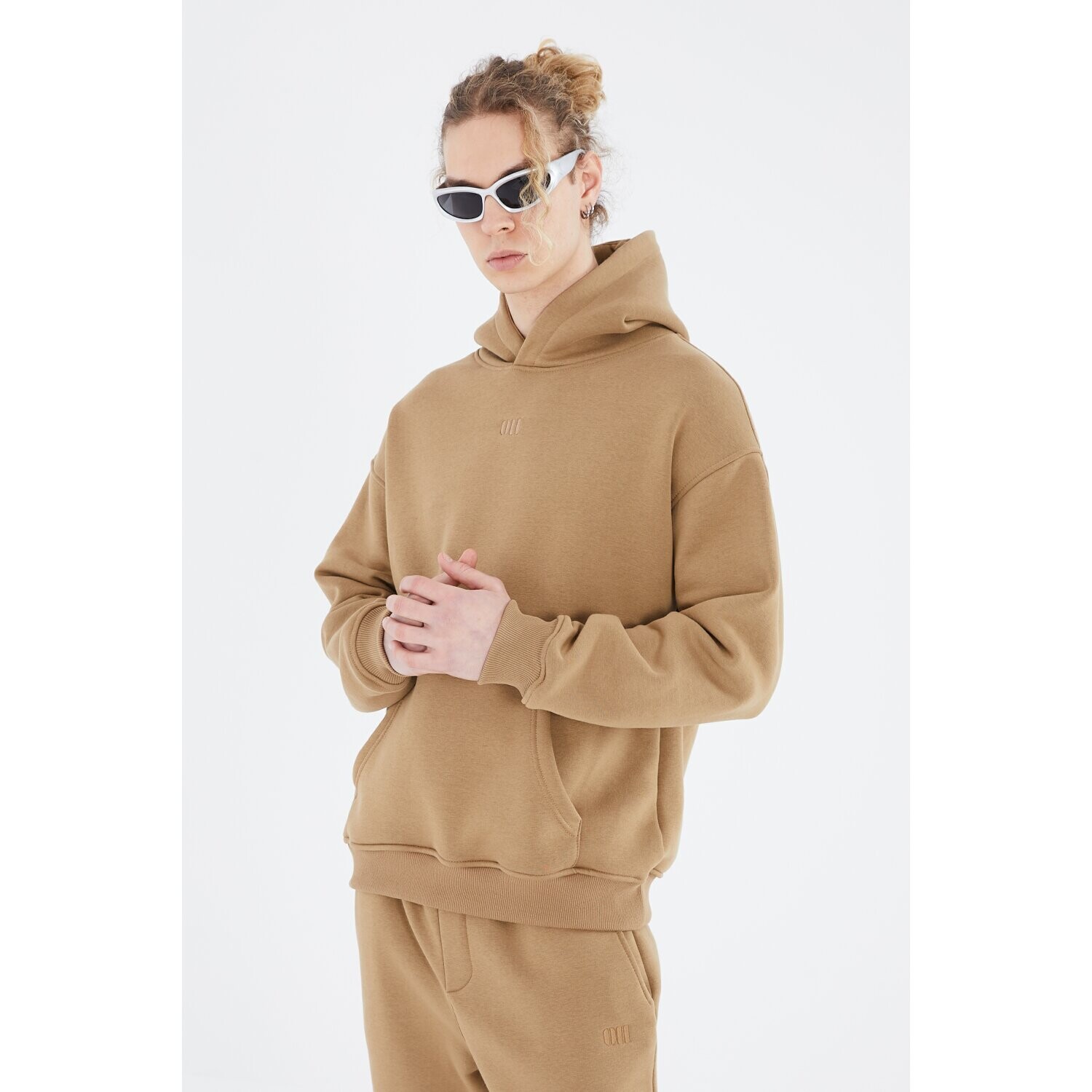 

Толстовка Megaman Oversize Fit Basic Hoodie, цвет Cappuccino