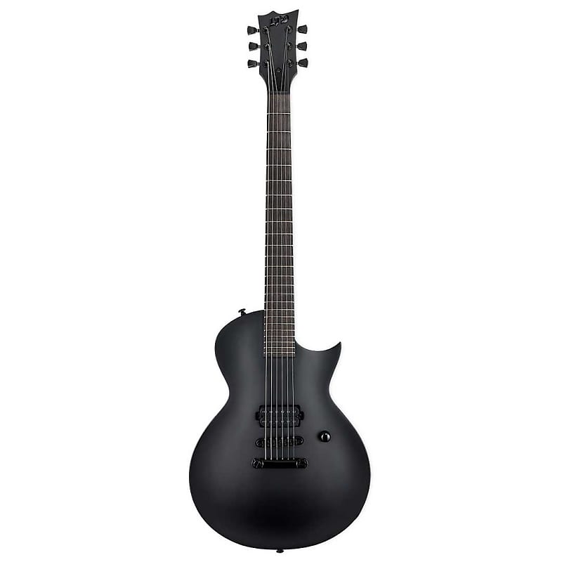 цена Электрогитара LTD EC Black Metal Eclipse Electric Guitar - Satin Black