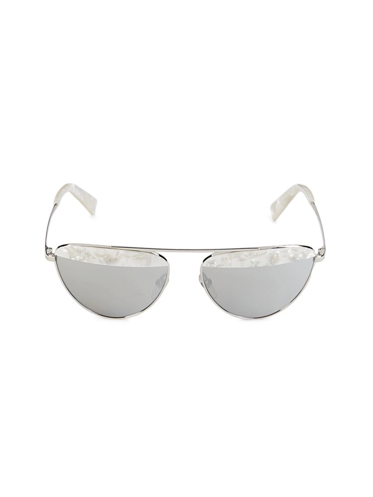 Солнцезащитные очки «кошачий глаз» Janisse 57MM Alain Mikli, белый alain souchon alain souchon nouvelle collection