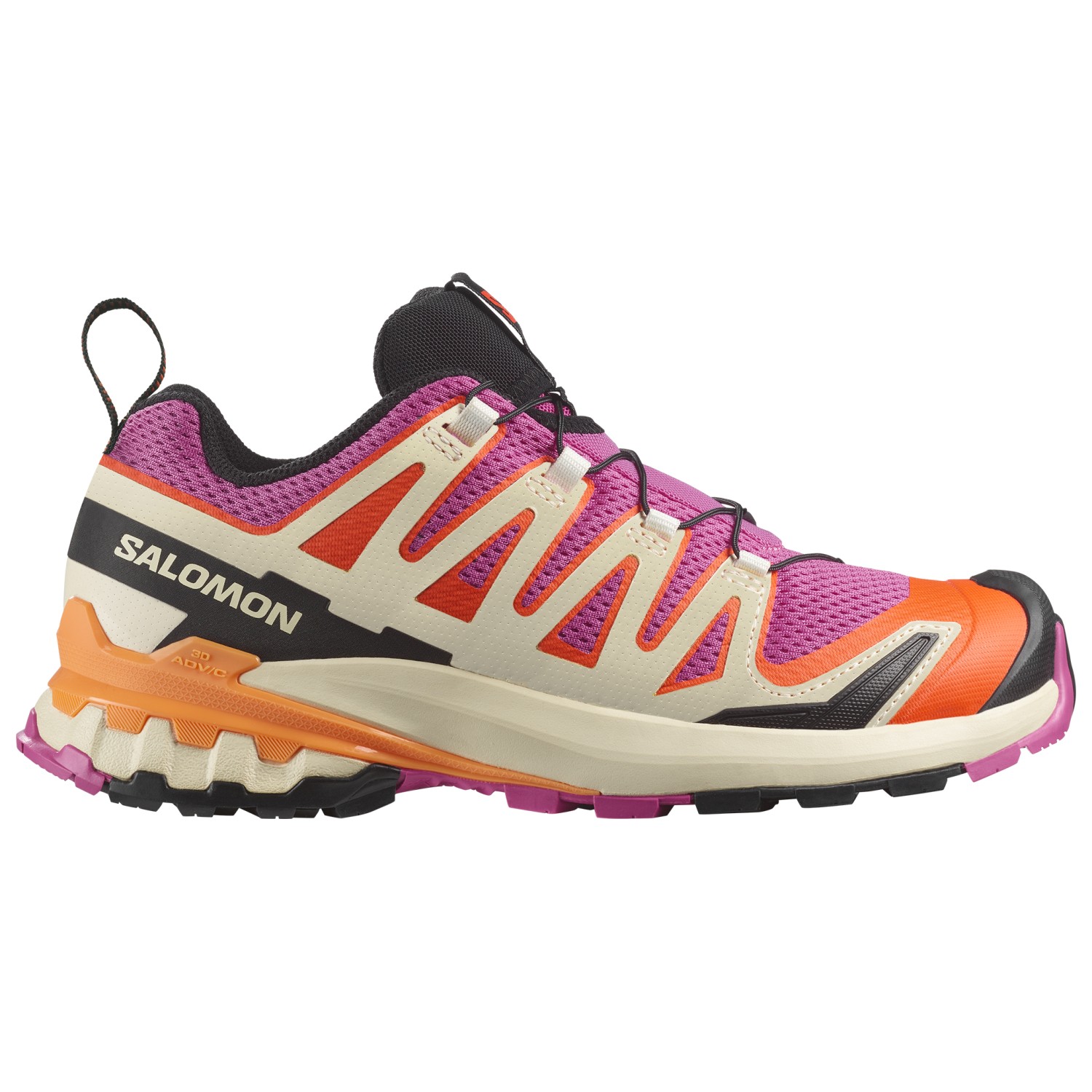 Мультиспортивная обувь Salomon Women's XA Pro 3D V9, цвет Rose Violet/Dragon Fire/Papaya