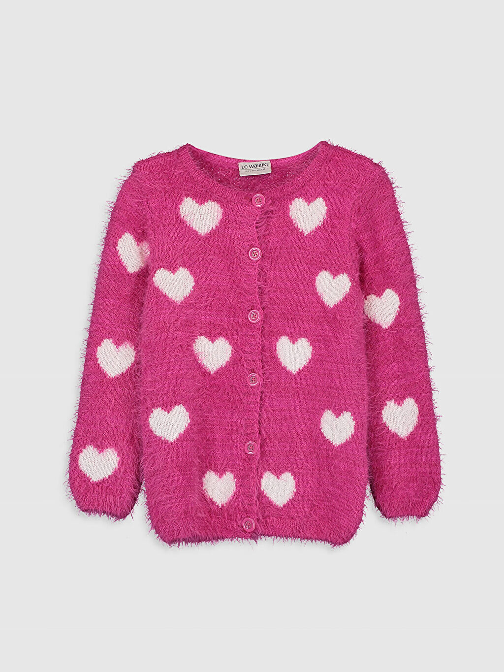 

Кардиган для девочки с круглым вырезом LCW Kids
