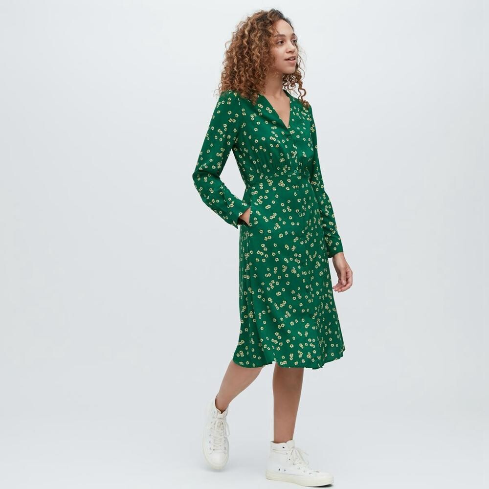 

Платье Uniqlo, зеленый