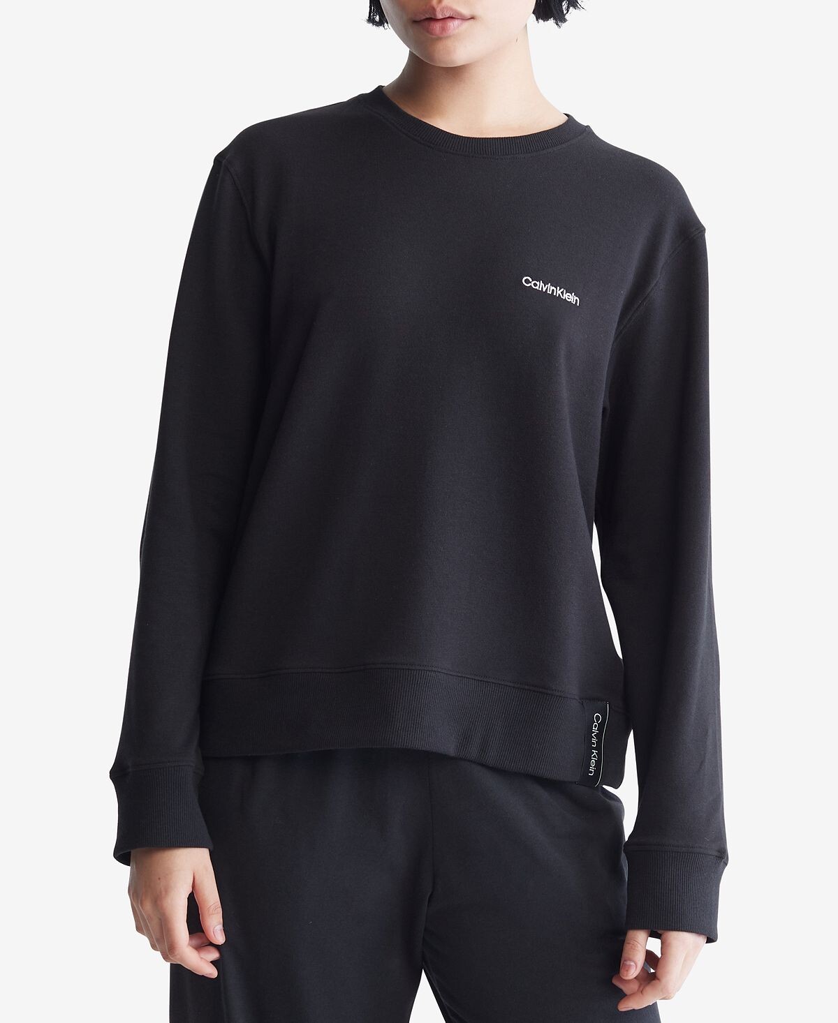 

Женская толстовка modern lounge qs6870 Calvin Klein, черный