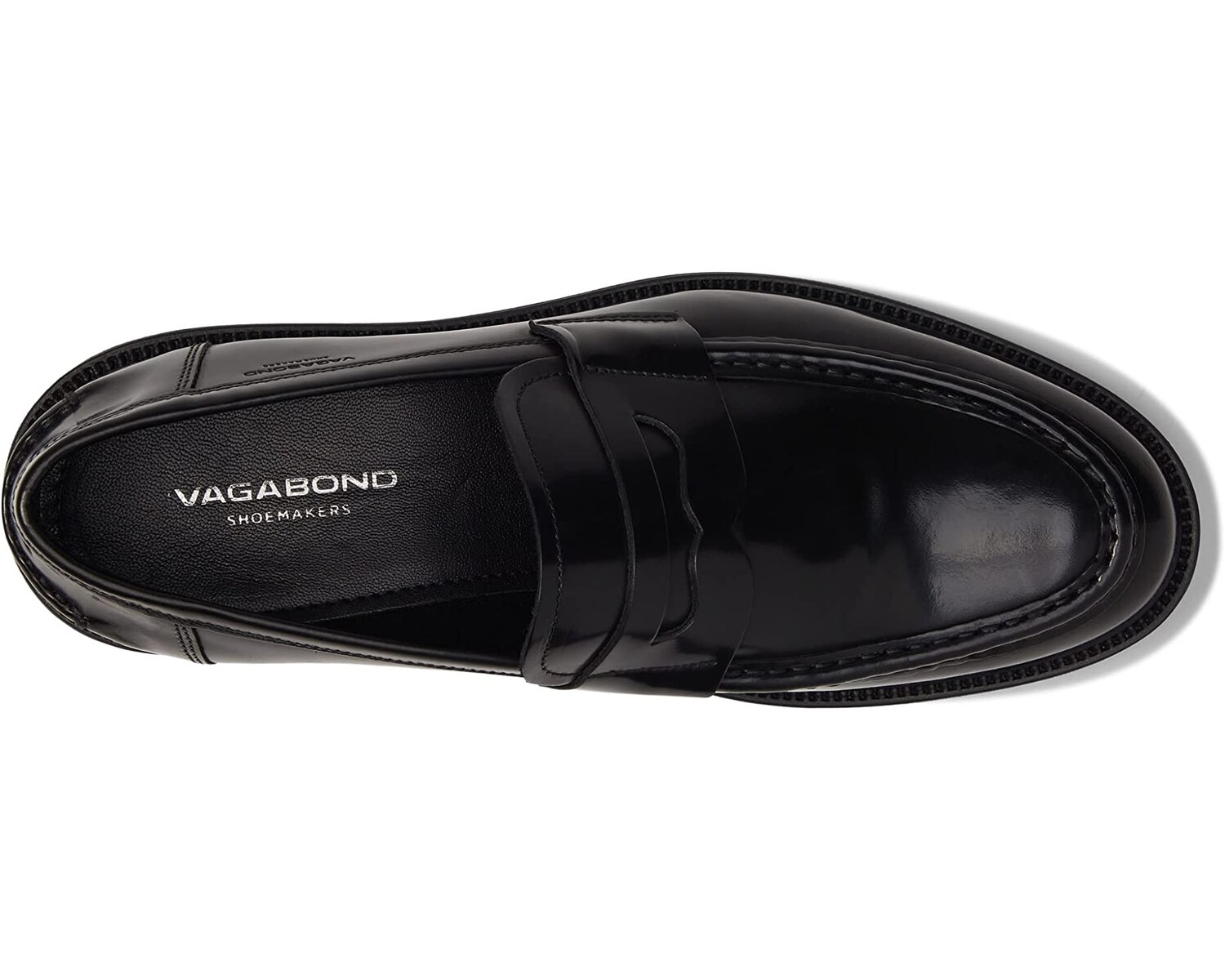 

Лоферы Alex Polished Leather Penny Loafer Vagabond Shoemakers, черный