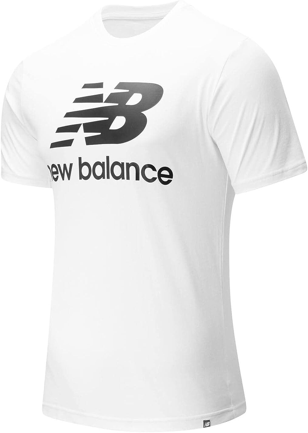 

Футболка New Balance Men's Nb Essentials Stacked Logo Short Sleeve, белый