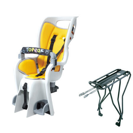 

Детское автокресло Topeak BabySeat II w/ Disc Rack-29", желтый / желтый / серый