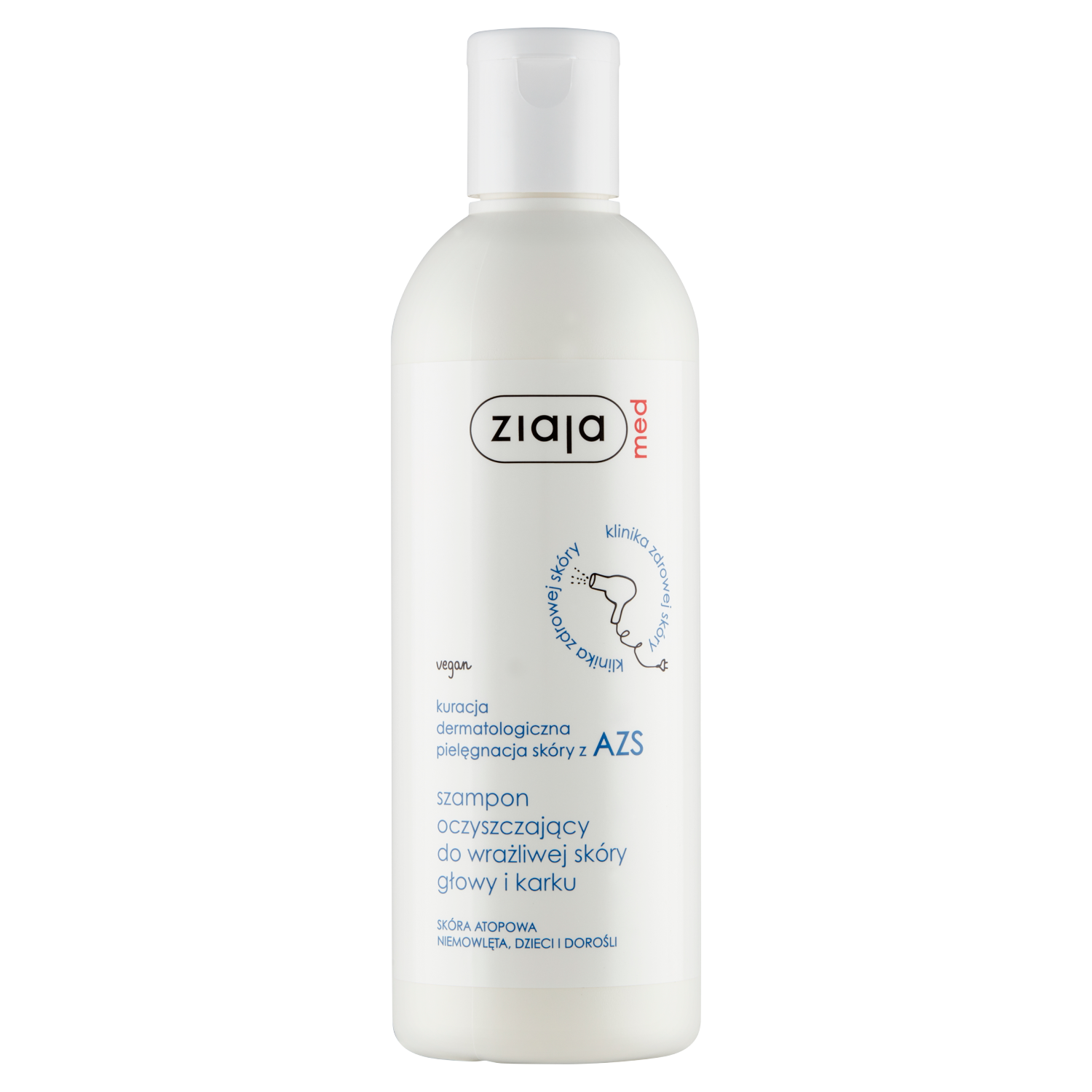 цена Ziaja med Med. очищающий шампунь для волос, 300 мл