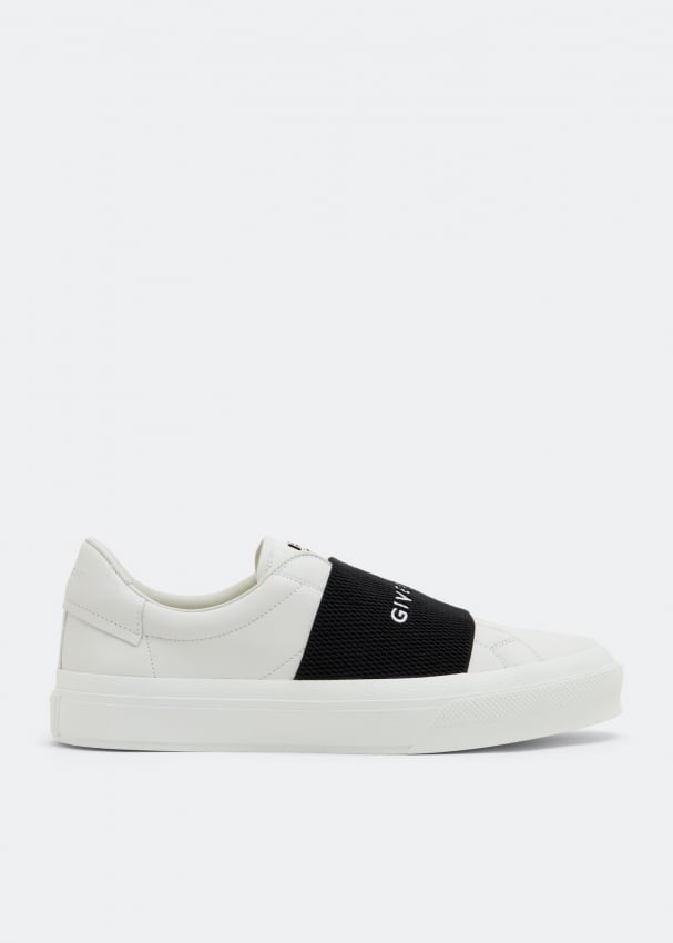 Кроссовки GIVENCHY Leather sneakers, белый