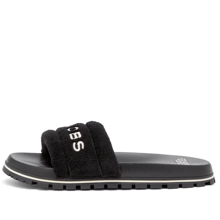 

Шлепанцы Marc Jacobs The Terry Slide, черный