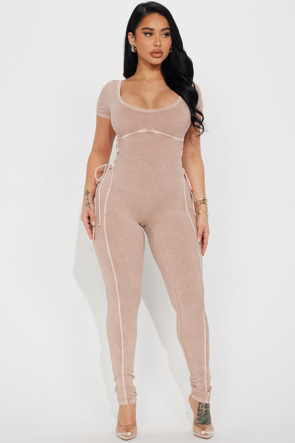 

Комбинезон Fashion Nova NMYY4244, серо-коричневый