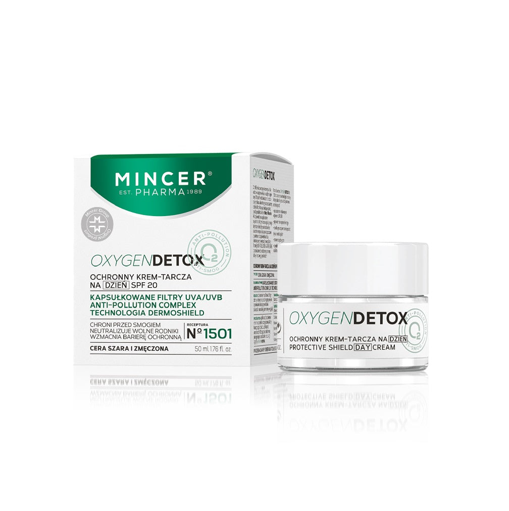 цена Mincer Pharma Oxygen Detox защитный дневной крем-защита SPF20 №1501 50мл