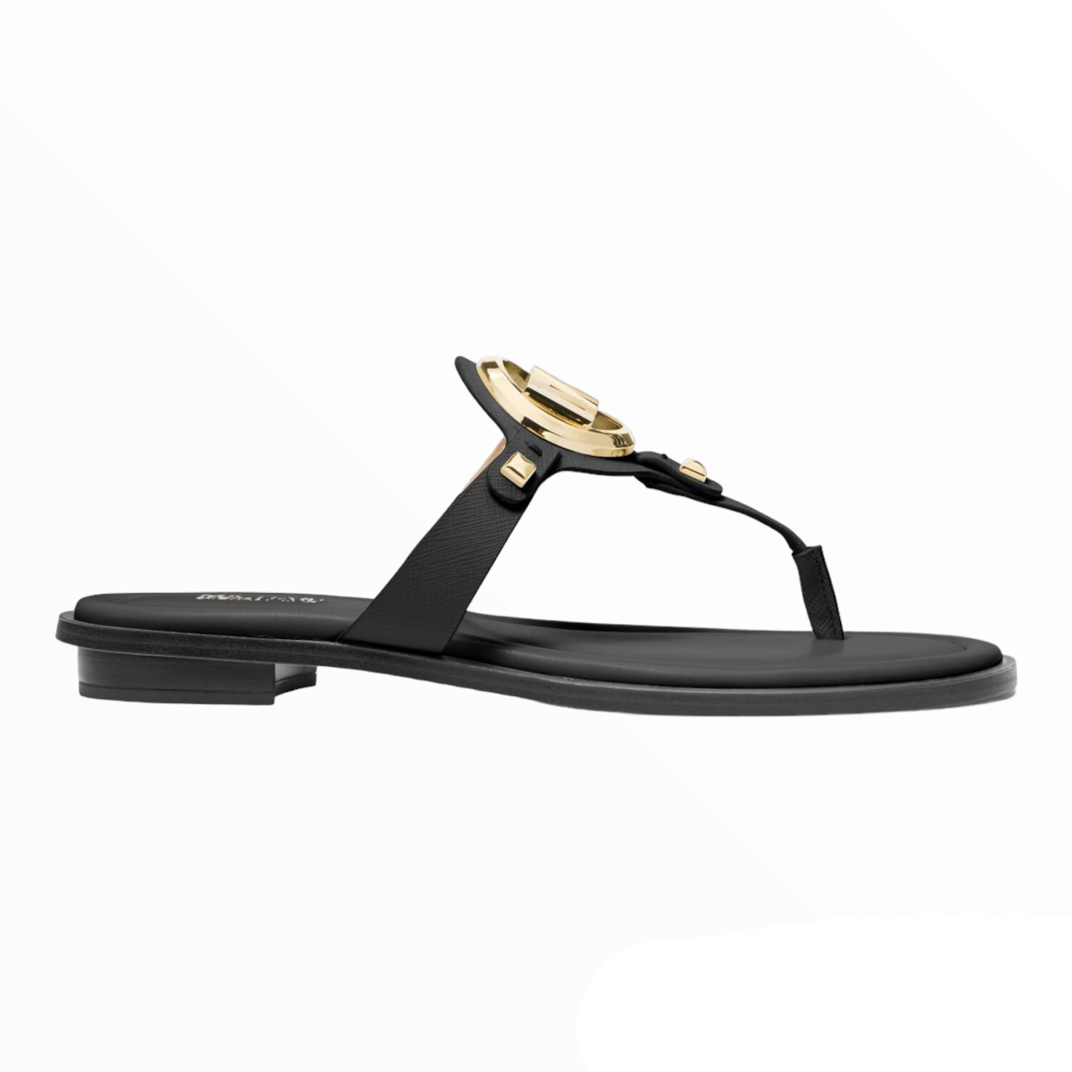 

Сандалии Michael Michael Kors Aubrey Faux Leather T-Strap, черный
