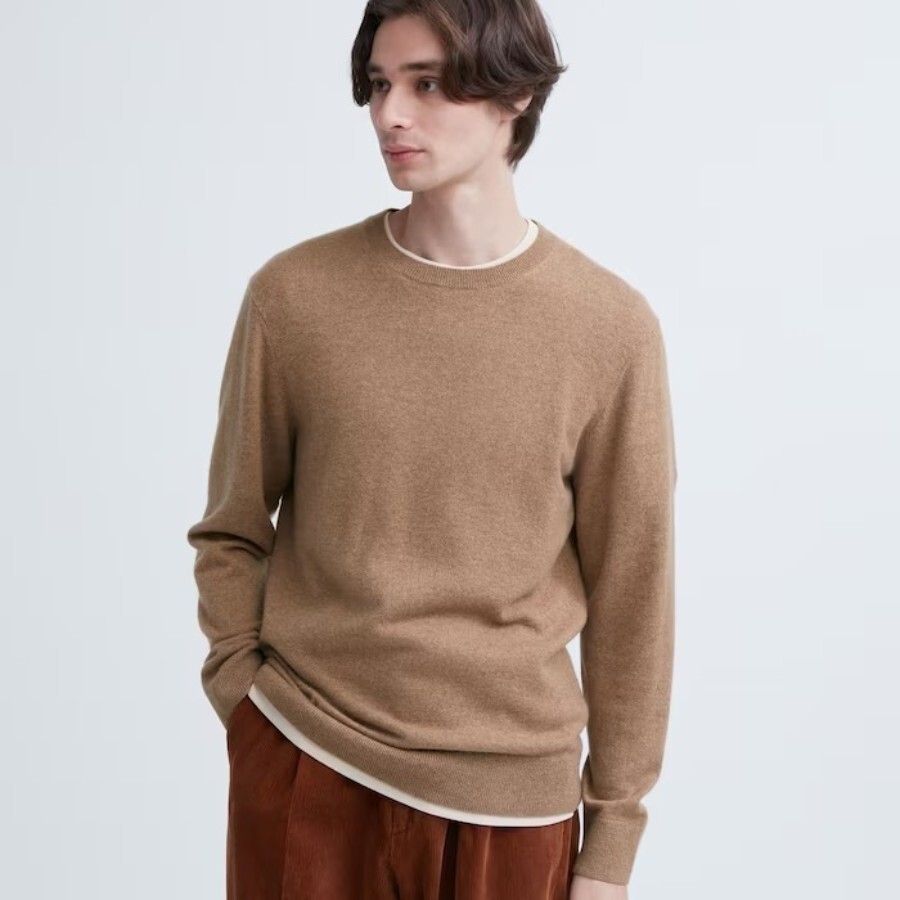 

Джемпер Uniqlo Cashmere, коричневый