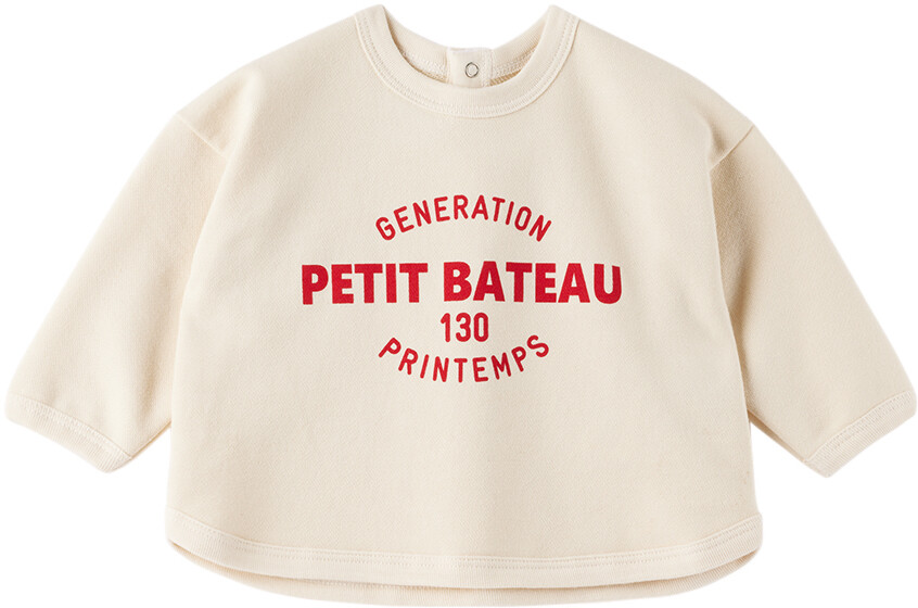 

Детская толстовка с принтом Off-White Petit Bateau