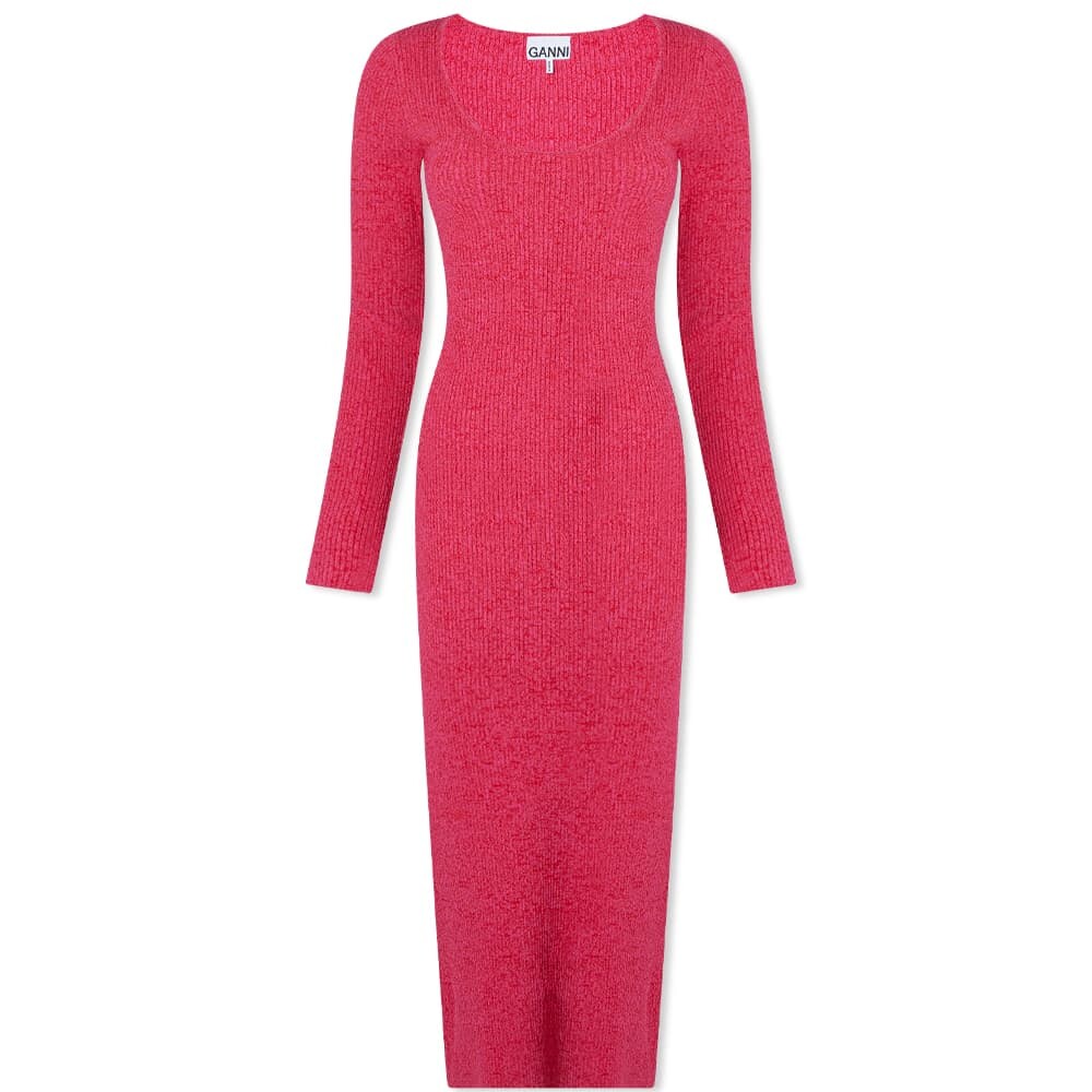 

Платье GANNI Knitted Bodycon Midi Dress