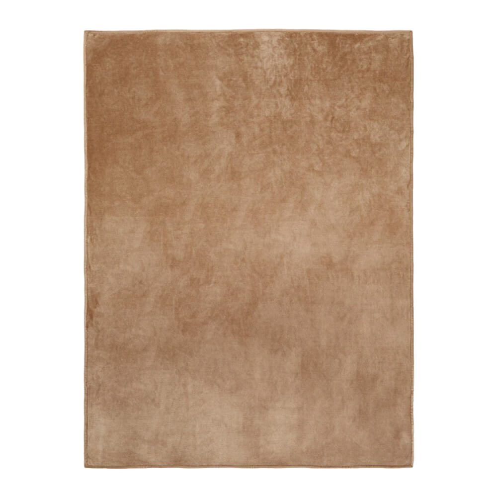 Одеяло Zara Home Plain Fleece, светло-коричневый персиковое искусственное одеяло дешевое милое круглое покрывало мягкое флисовое одеяло для автомобиля