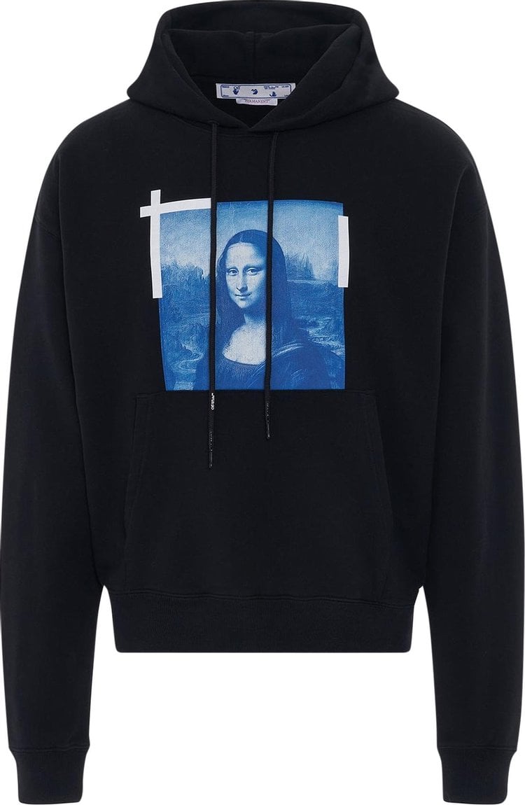 Худи Off-White Monalisa Over Hoodie 'Black', черный - фото