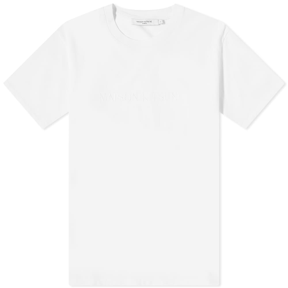 

Футболка Maison Kitsuné Paris Embroidery Logo Tee
