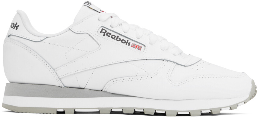 

Белые классические кожаные кеды Reebok Classics
