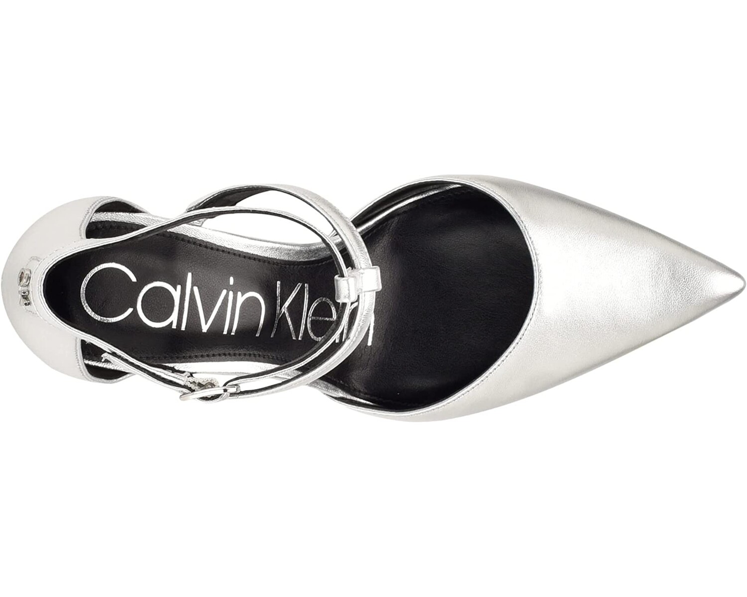 

Туфли на каблуках Dentel Calvin Klein, серебро