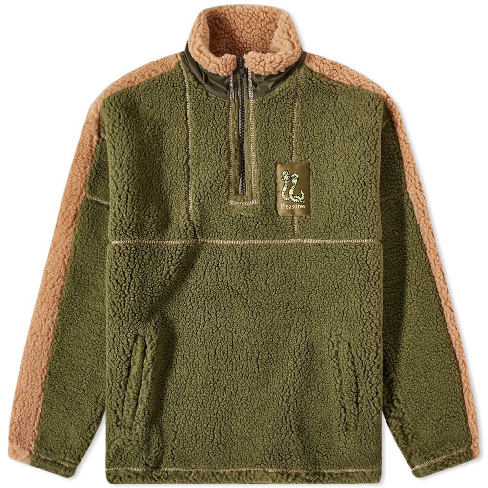 

Толстовка Pleasures Rewind Quarter Zip Fleece, Серый
