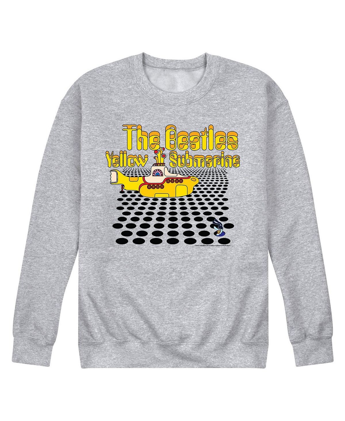 

Мужская флисовая толстовка the beatles submarine AIRWAVES, серый