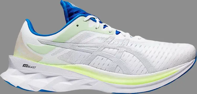 

Кроссовки novablast 'white glacier grey' Asics, белый