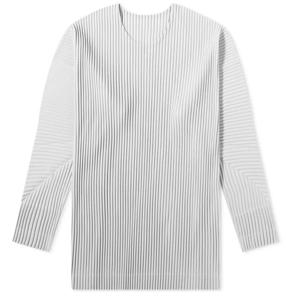 

Футболка Homme Plissé Issey Miyake Long Sleeve Pleated Tee, Белый