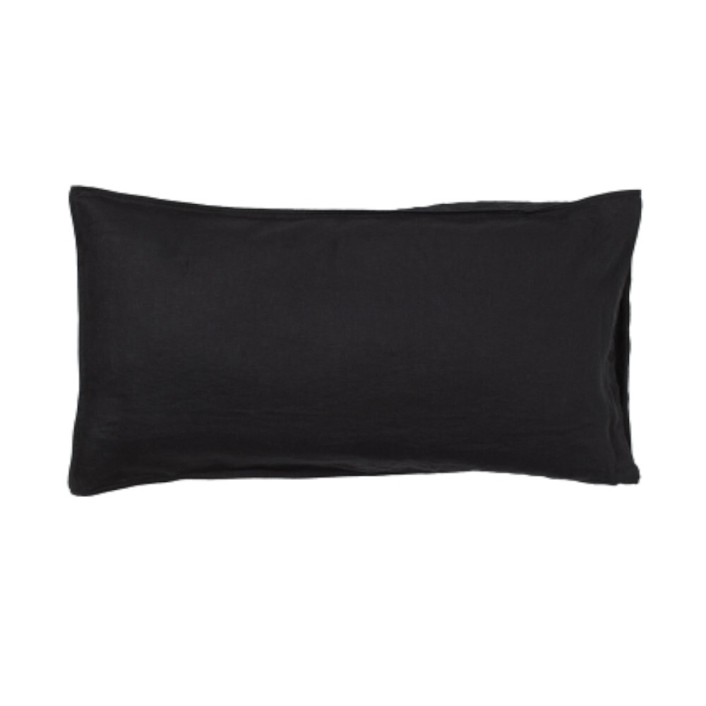 

Наволочка из мягкого стираного льна H&M Home Washed Linen, черный