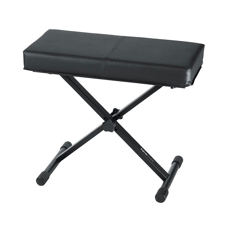 

Gator Frameworks Standard Black Keyboard Bench с сиденьем Deluxe Standard Keyboard Bench