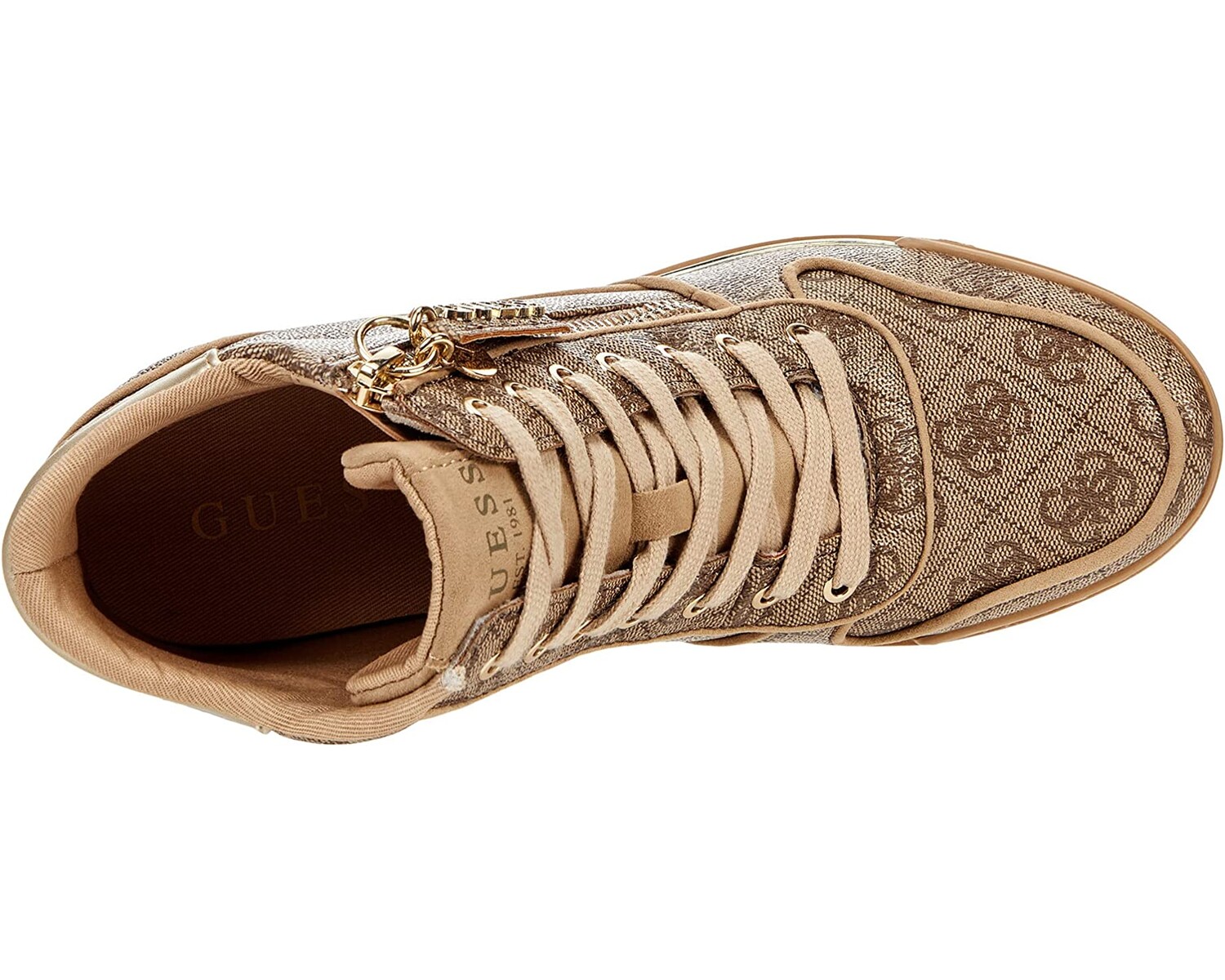 

Кроссовки Fiora GUESS, бежевый
